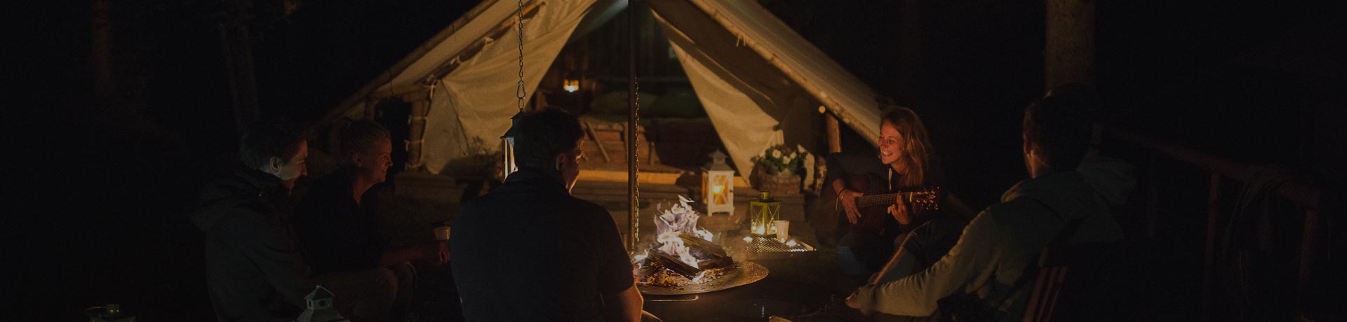 Open Fire Camping
